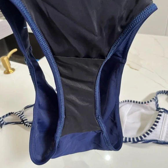 Freya Navy and White Striped Bikini Set - Picture 8 of 8